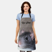 愛らしい エプロン (着用した状態)