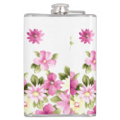 愛らしい カラフル ガーリー 開花 フラワー フラスク (裏面)