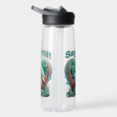 愛らしい"セイクリル"ホエールファミリーポートレート ウォーターボトル (右面)