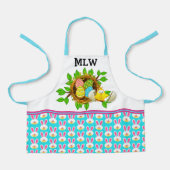 愛らしい"マッチング"イースターエプロン エプロン (正面)