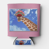 愛らしい「ミッシー・キリン」 缶クーラー (正面)