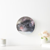 愛らしい ラウンド壁時計 (ホーム)