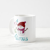 愛らしいBabys初めてのクリスマス コーヒーマグカップ (正面左)