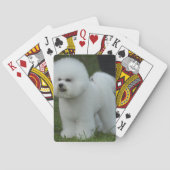 愛らしいBichon トランプ (裏面)