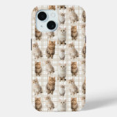 愛らしいCat iPhone 15ケース Case-Mate iPhoneケース (裏面)