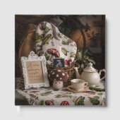 愛らしいCotagecore設定フォトブックキープサケ ゲストブック (正面)