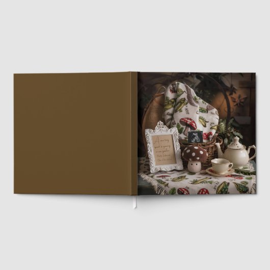 愛らしいCotagecore設定フォトブックキープサケ ゲストブック (全面)