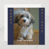 愛らしいHAVANESEのパーソナライズな幸せ シーズンカード (正面/裏面)