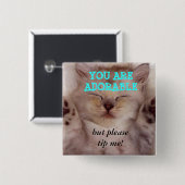 愛らしいTIPボタンです 缶バッジ (正面&裏面)