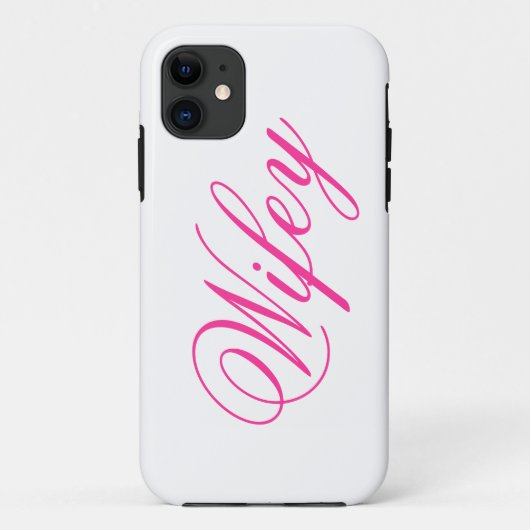 愛らしいWifey iPhone 5ケース Case-Mate iPhoneケース (裏面)