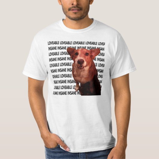愛らしくて、気がおかしい。 Tシャツ (正面)