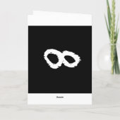 愛らしくオタク系のな挨拶状 シーズンカード (裏面)