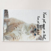 愛らしく可愛いラグドール猫 ジグソーパズル (横)