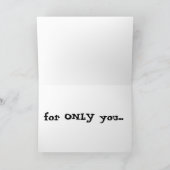 愛らしく鳴く カード (内部)