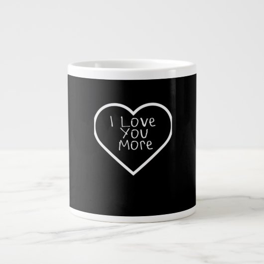 愛をこめてアートデザイン ジャンボコーヒーマグカップ (正面)