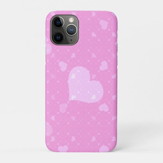 愛をこめてピンクのハート Case-Mate iPhoneケース (裏)