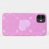 愛をこめてピンクのハート Case-Mate iPhoneケース (裏面(横))