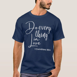 愛をもって全てを成し遂げよ 愛をもって Jesus ヴィンテージ Tシャツ