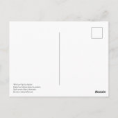 「愛をもって」 ポストカード (裏面)