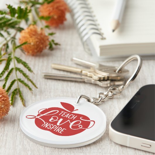 愛をインスパイア教えて下さい キーホルダー (正面右)