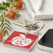 愛をインスパイア教えて下さい キーホルダー (正面右)