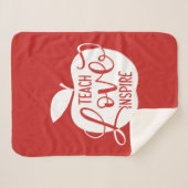 愛をインスパイア教えて下さい シェルパブランケット (正面(横))