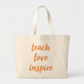 愛をインスパイア|を感動的な句教えて下さい ラージトートバッグ (正面)