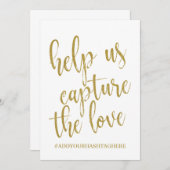 愛をキャプチャーしよう お手頃価格のサイン (正面/裏面)