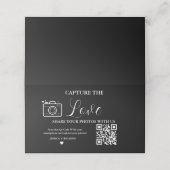 愛をキャプチャー ウェディングQRコード カード フォトカード (外部開封)