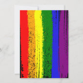 愛をシャワーで LGBT カップルのシャワー 招待状 (裏面)