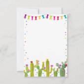 愛をタコで語ろう カップル 婚約 サボテン フィエスタ 招待状 (裏面)