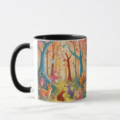 愛をテーマにしたバレンタインデーのマグカップ マグカップ (左)