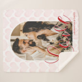 愛をテーマにしたバレンタインデー写真シェルパブランケット シェルパブランケット (正面(横))