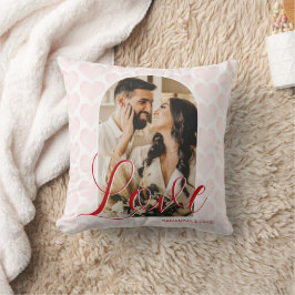 愛をテーマにしたミニマリストのバレンタインデーの写真 クッション