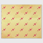 愛をテーマにしたラッピング紙 ラッピングペーパー (フラット)