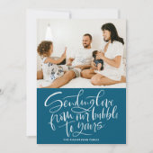 愛をバブルから青い写真へ シーズンカード (正面)