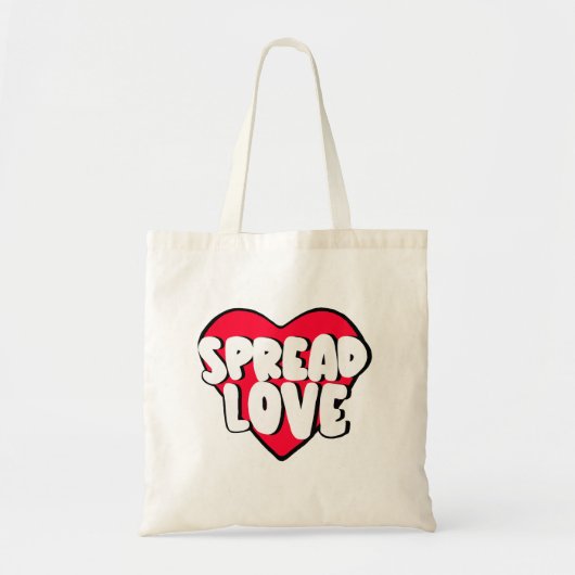 愛を一度に1つのバッグに広げる トートバッグ (正面)