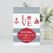 愛を乗せてセイル！大切な日を発表しよう 招待状 (スタンド正面)