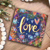 愛を伝える かわいいバレンタイン ハート ノートカード