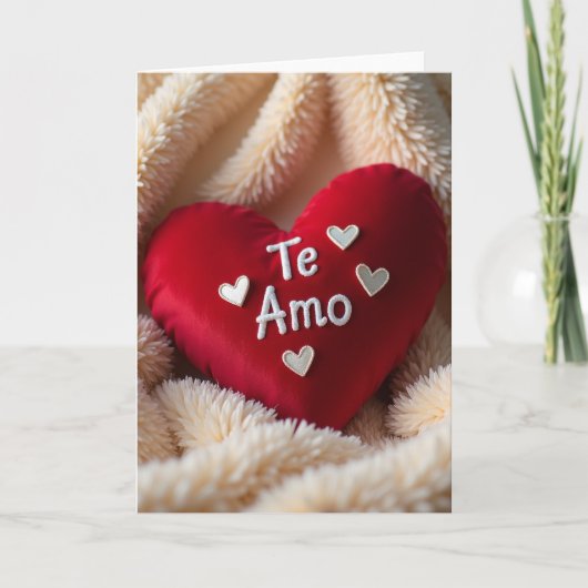 愛を伝える Te Amo カード (正面)