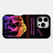 愛を分かち合う女性たち iPhoneケース (裏面横)