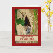 愛を分かち合う父の日のカード カード (黄色い花)