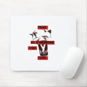 愛を分かち合おう バレンタインの平和.jpg マウスパッド (マウス)