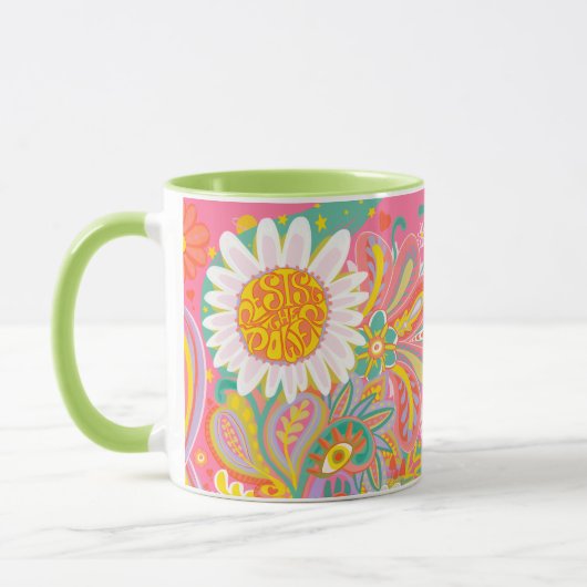 愛を力に マグカップ (左)