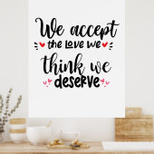 愛を受け入れるカップル・ギフト ポスター (キッチン)