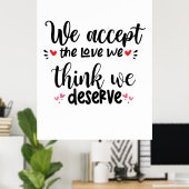 愛を受け入れるカップル・ギフト ポスター (ホームオフィス)