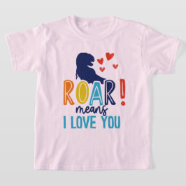 愛を叫ぼうROAR ボーイズTシャツ - ダイナソーキッズTシャツ Tシャツ
