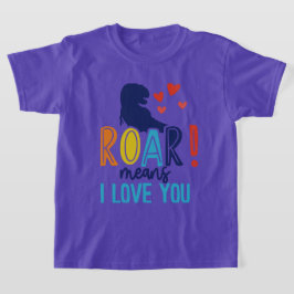 愛を叫ぼうROAR ボーイズTシャツ - ダイナソーキッズTシャツ Tシャツ