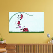 愛を告白する可愛いラディバ絵画グ キャンバスプリント (インサイチュ (リビング))