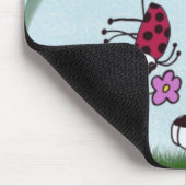 愛を告白する可愛いラディバ絵画グ マウスパッド (コーナー)